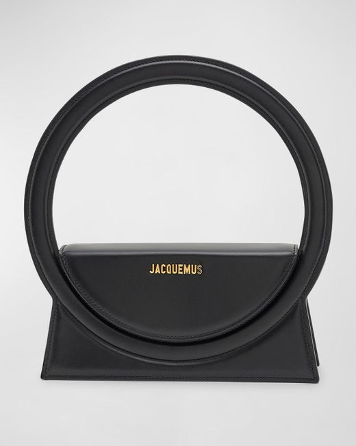 Jacquemus Black Le Sac Rond Top-Handle Bag