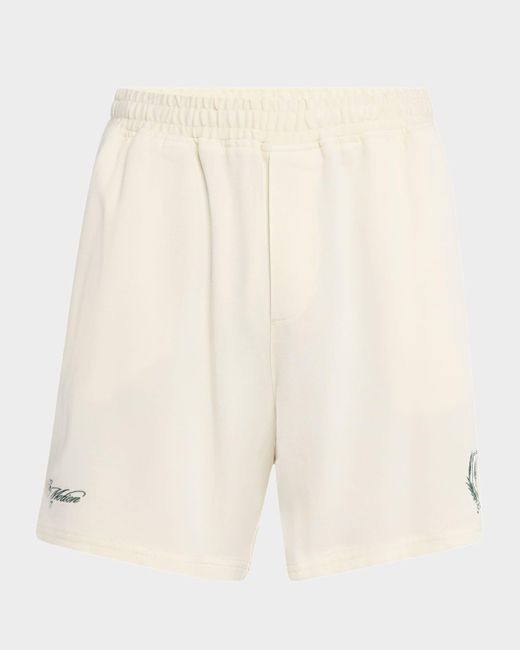 Represent Natural Crest Twill Elastic-Waist Shorts for men