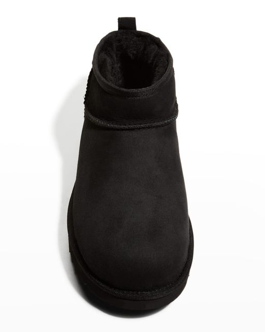 Ugg Black Classic Ultra Mini Booties