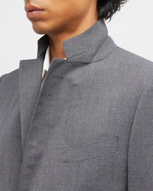 Tom Ford Gray Apos;S O & Apos;Connor Solid Wool Suit for men