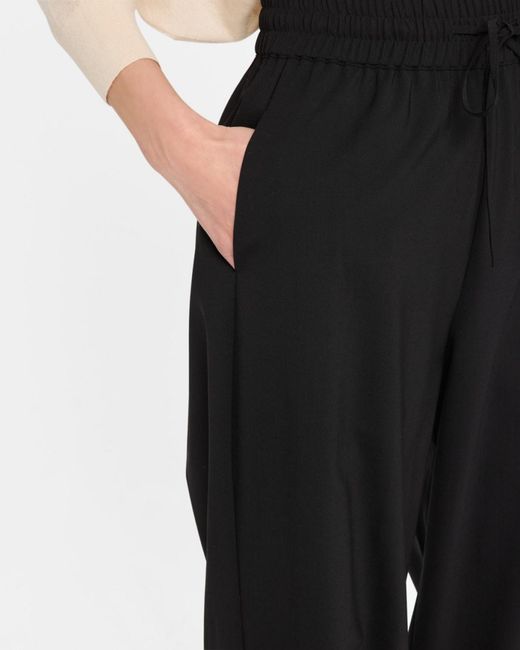 Co. Black Drawstring Ankle Jogger Pants