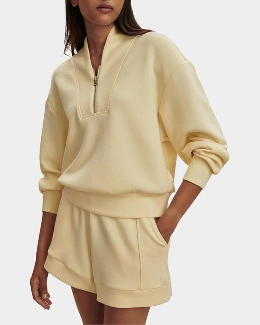 Varley Natural Davidson Partial-Zip Sweatshirt