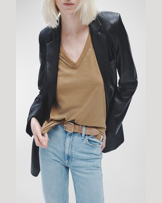 Rag & Bone Natural The Slub Vee