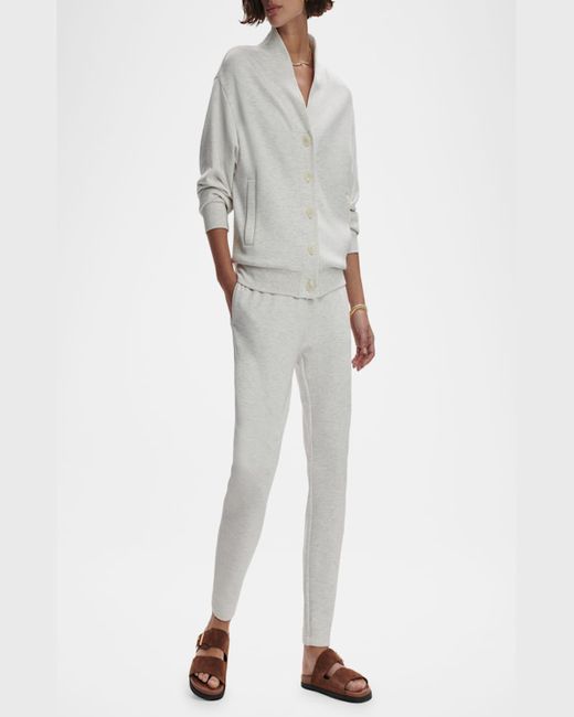 Varley Natural Celeste Button-Front Sweatshirt