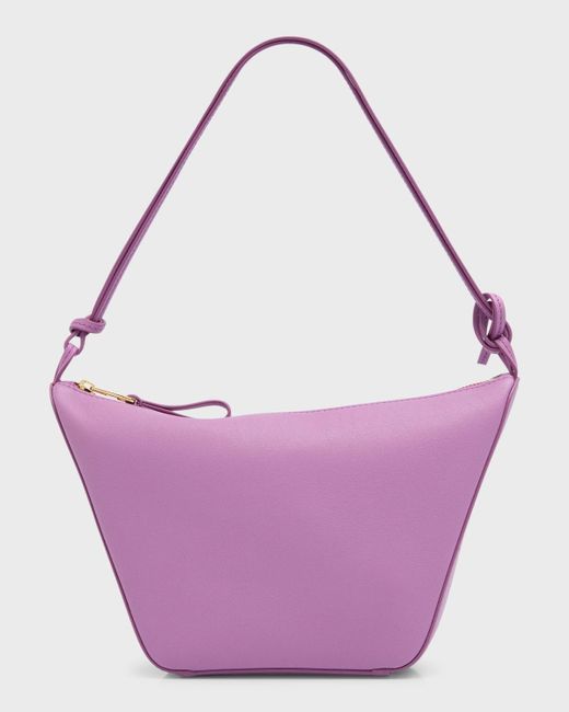 Loewe Purple Hammock Hobo Bag