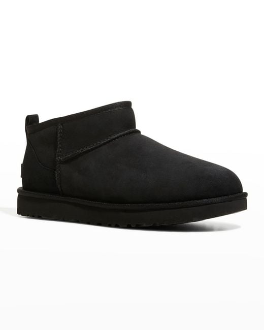 Ugg Black Classic Ultra Mini Booties