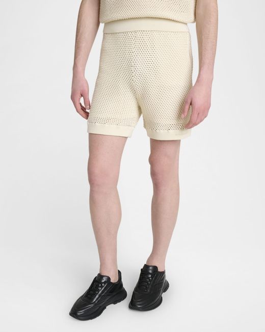 Givenchy Natural Apos;S Mesh Knit Shorts for men