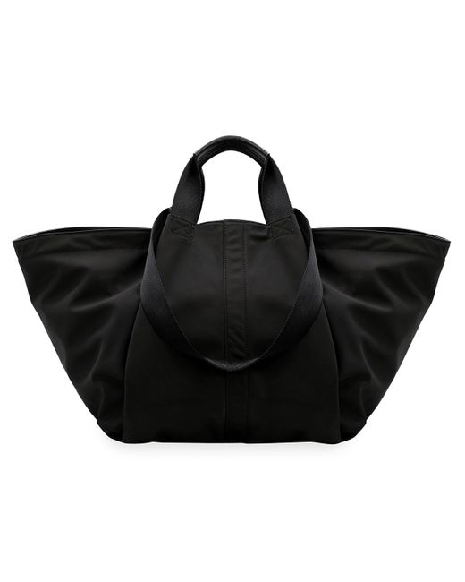 TRANSIENCE Black Fortune Water-resistant Nylon Tote Bag