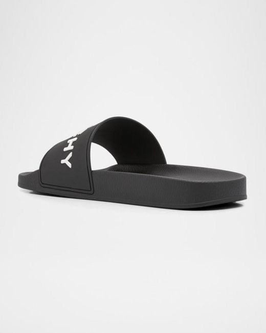 Givenchy Black Apos;S Logo Slide Sandals for men