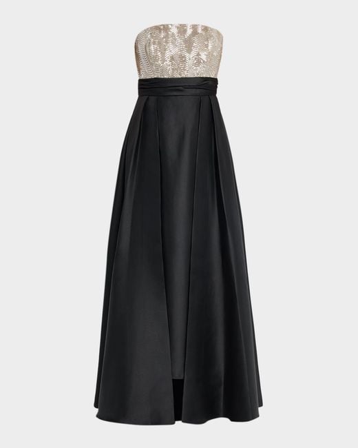 velvet empire waist dress 1930s-Style Empire Waist Column Dress With Velvet Waistband