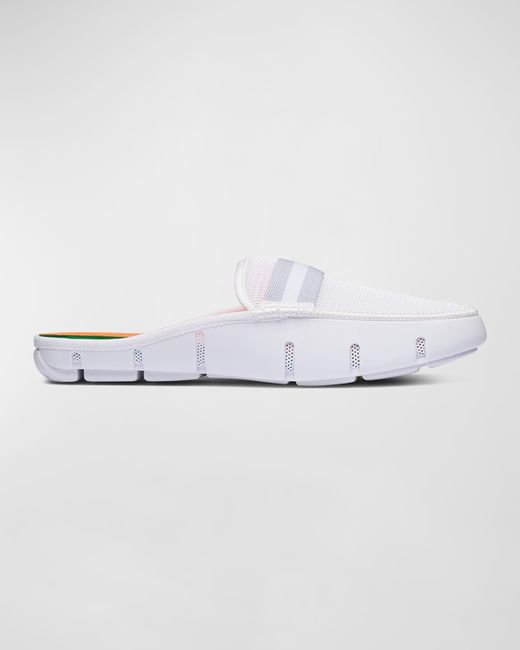 Swims White Water-Resistant Slide Loafers for men