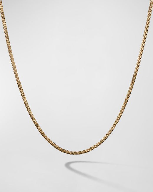David Yurman White Box Chain Necklace for men