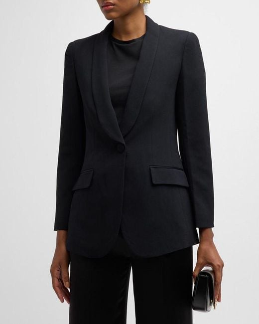 Emporio Armani Black Essentials One-Button Blazer Jacket