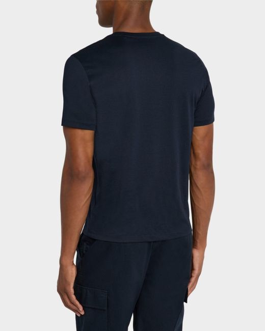 Theory Blue Apos;S Crewneck Precise Tee for men