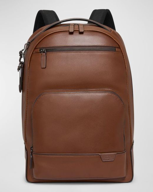 Tumi Brown Warren Leather Backpack