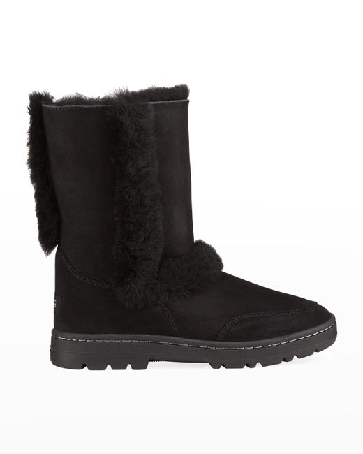 UGG Sundance Short Ii Revival Waterresistant Boots in Black Lyst