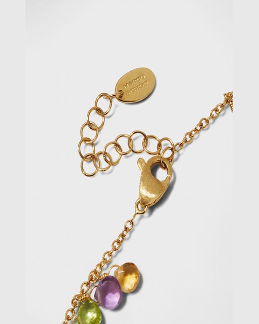 Marco Bicego Metallic 18k Yellow Gold Single-strand Topaz Paradise Necklace