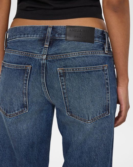 FRAME Blue The Pixie Jeans