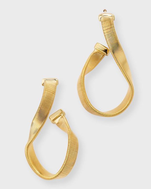 Marco Bicego Metallic Marrakech 18k Yellow Gold Hoop Earrings