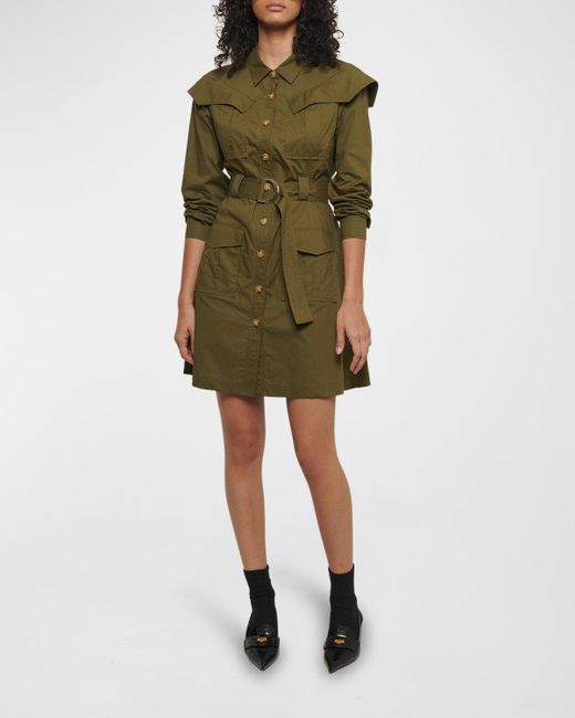 Derek lam top green dress