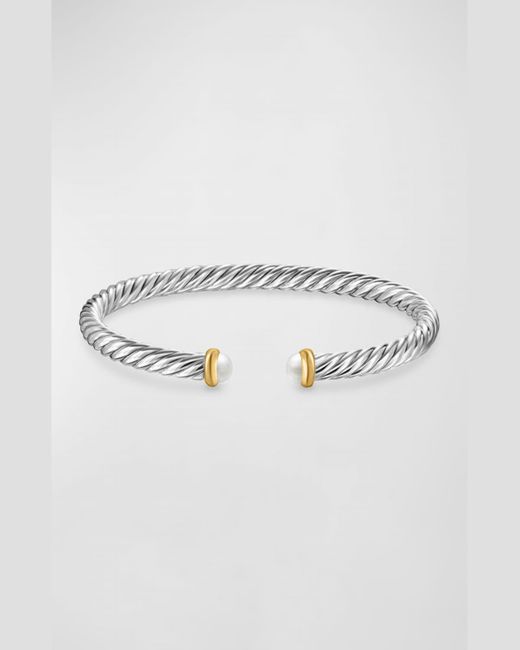 David Yurman Multicolor Cable Flex Bracelet With Gemstone