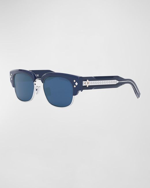Dior Blue Cd Diamond C1u Sunglasses for men