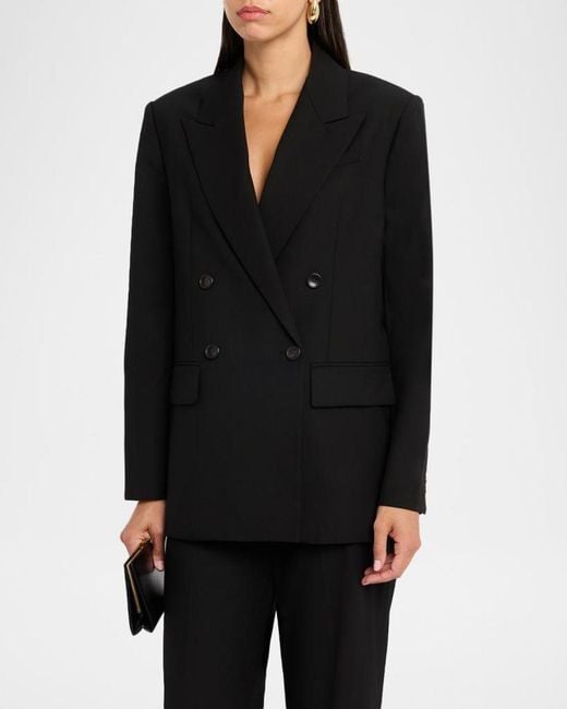 A.L.C. Black Calla Oversized Tailored Jacket
