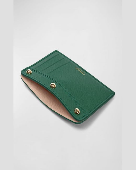 Franzi Green Luisa Leather Card Holder
