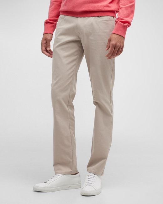 Peter Millar Eb66 5-pocket Performance Pants in Gray for Men