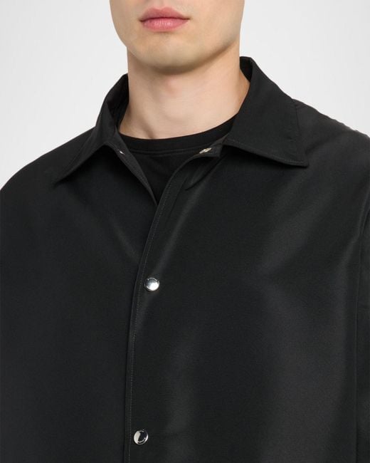 Givenchy Black Apos;S Logo Coach Jacket for men