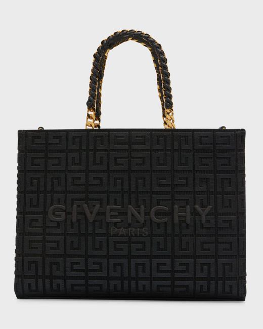 Givenchy Black G-Tote Small Shopping Bag