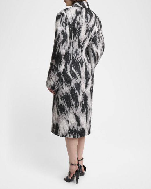 Givenchy Multicolor Animal Cocoon Coat