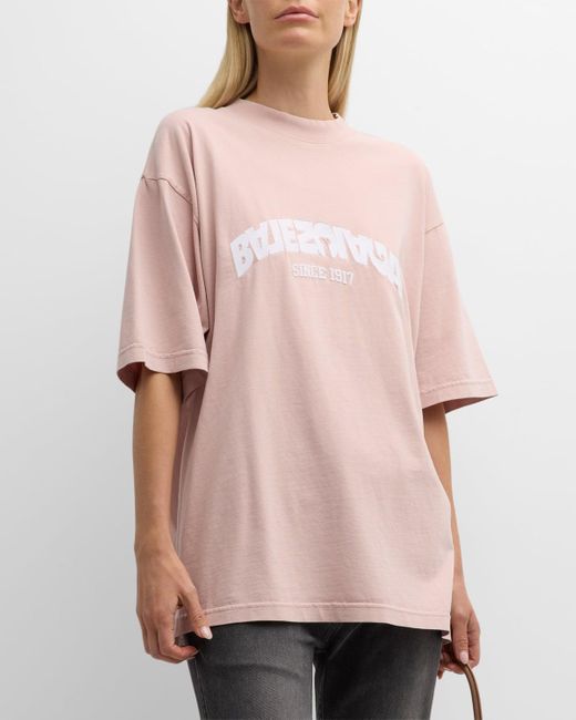 Balenciaga Pink Back Flip T-shirt Medium Fit