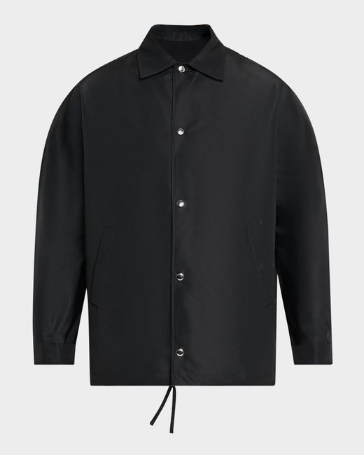 Givenchy Black Apos;S Logo Coach Jacket for men