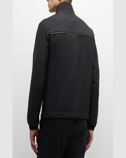 Stefano Ricci Black Sport Blouson Jacket for men