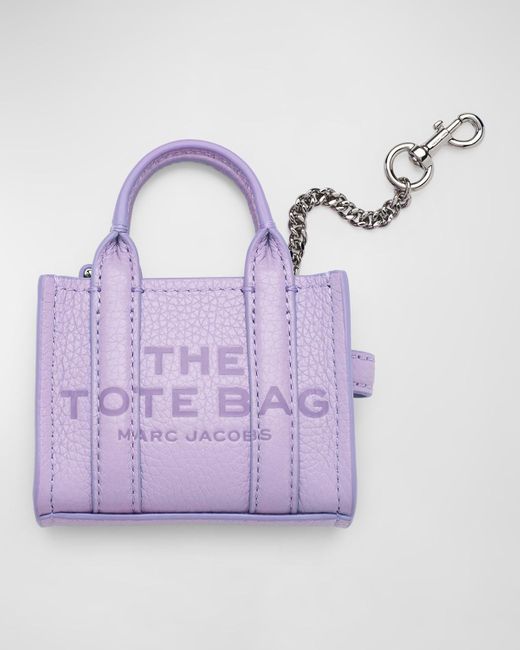 Marc Jacobs Purple The Nano Tote Bag Charm