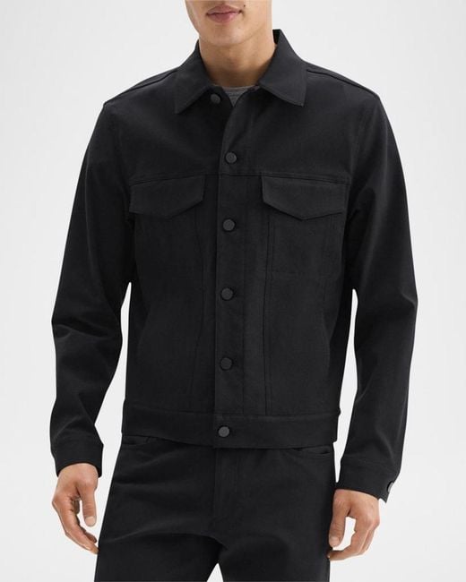 Theory Black Apos;S The River Jacket for men