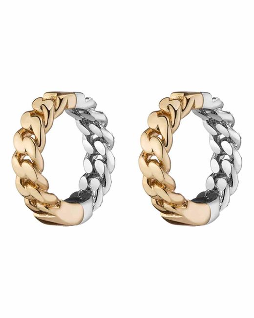 DEMARSON Metallic Lili Chain Ear Cuffs, Gold/silver