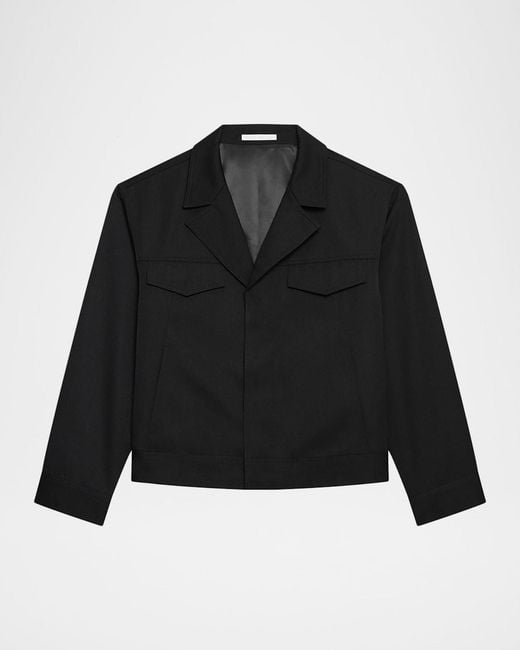 Helmut Lang Black Apos;S Notch Lapel Utility Jacket for men