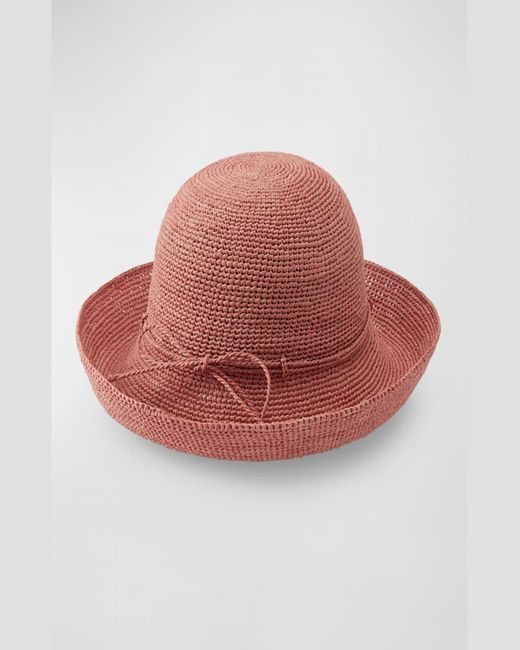 Helen Kaminski Red Provence Raffia Hat