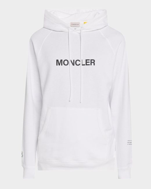 Moncler Genius White X Frgmt Script Hoodie for men