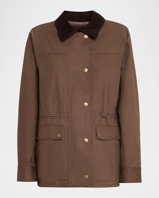 PAIGE Brown Horizon Barn Jacket