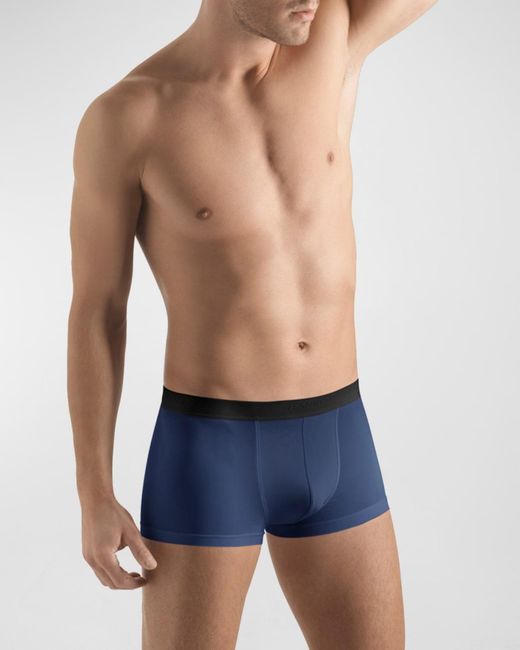 Hanro Blue Micro Touch Boxer Brief for men