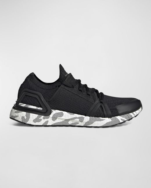 Adidas By Stella McCartney Black Asmc Ultraboost 20 Graphic-sole Trainer Sneakers