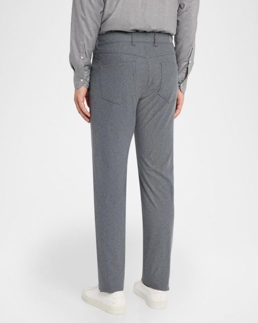 Peter Millar Gray Apos;S Brevard Performance Flannel Pants for men