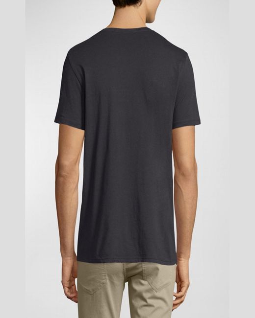 Vince Short-sleeve Pima Crewneck Jersey T-shirt, Black for men