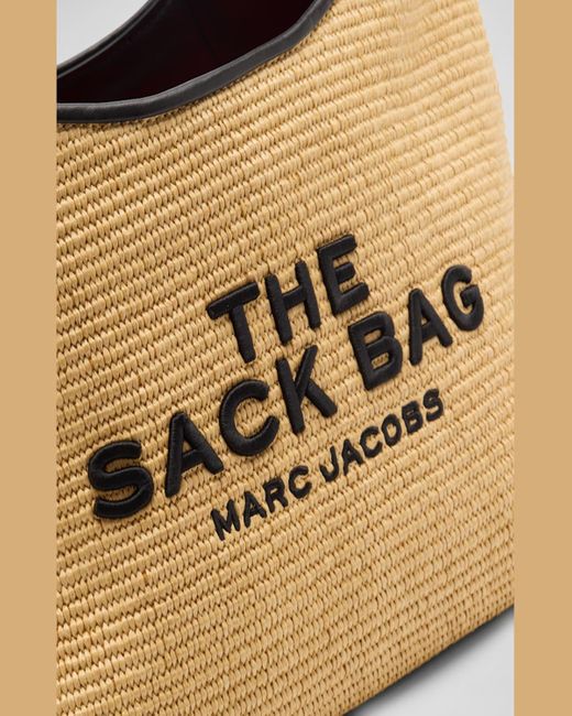 Marc Jacobs White The Woven Sack Bag
