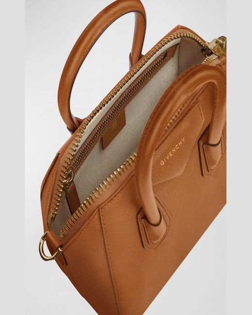 Givenchy Brown Antigona Mini Top-Handle Bag