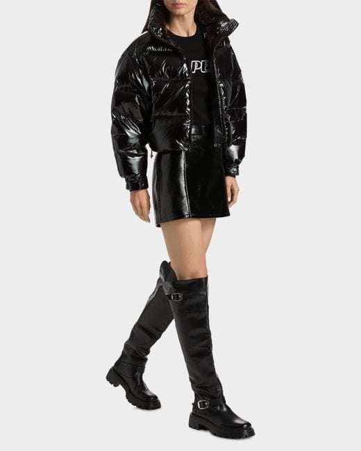 MICHAEL Michael Kors Black Short Down Puffer Jacket