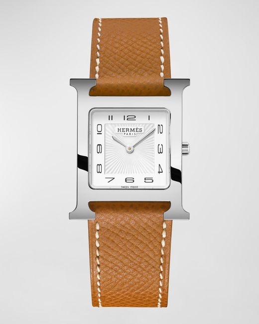 Hermès Multicolor Heure H Watch, Medium Model, 30 Mm